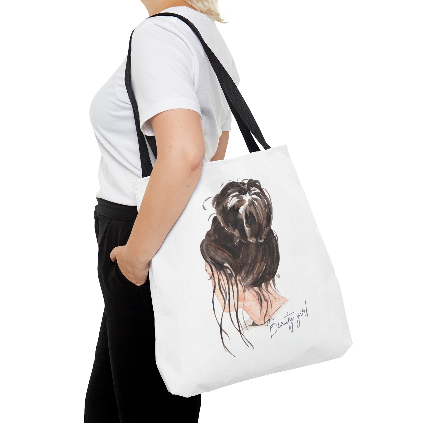 Tote Bag (AOP)- Beauty Girl