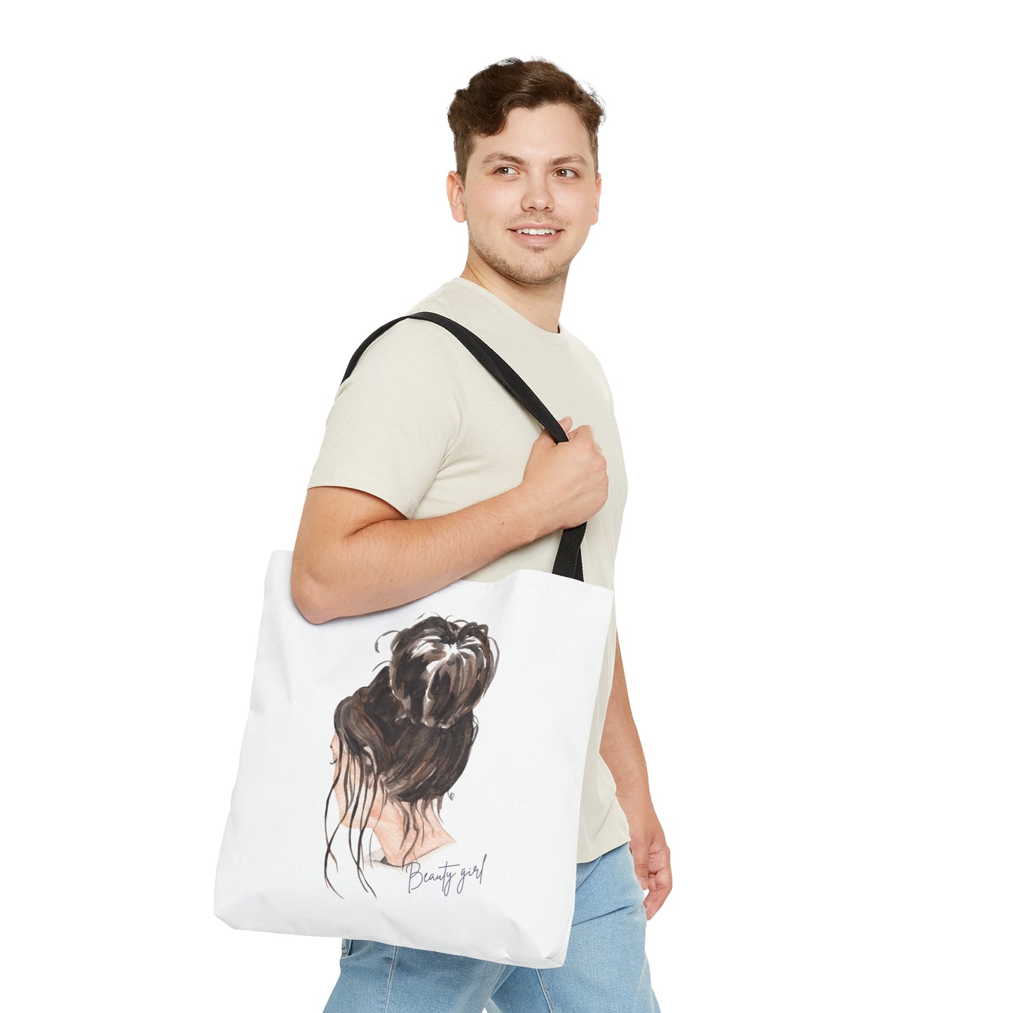 Tote Bag (AOP)- Beauty Girl