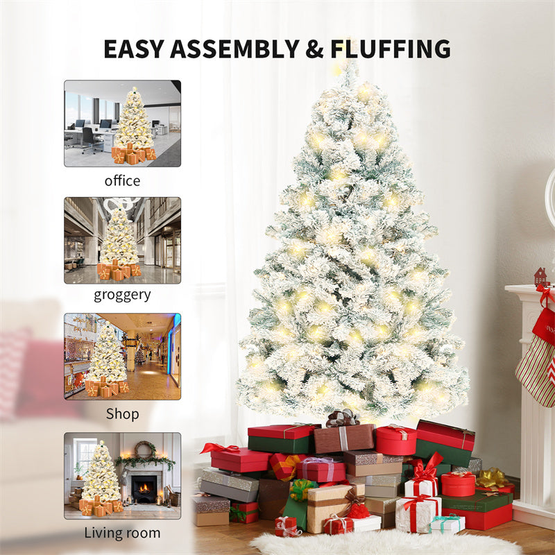 Window Decoration PVC Encrypted Christmas Tree Decorations