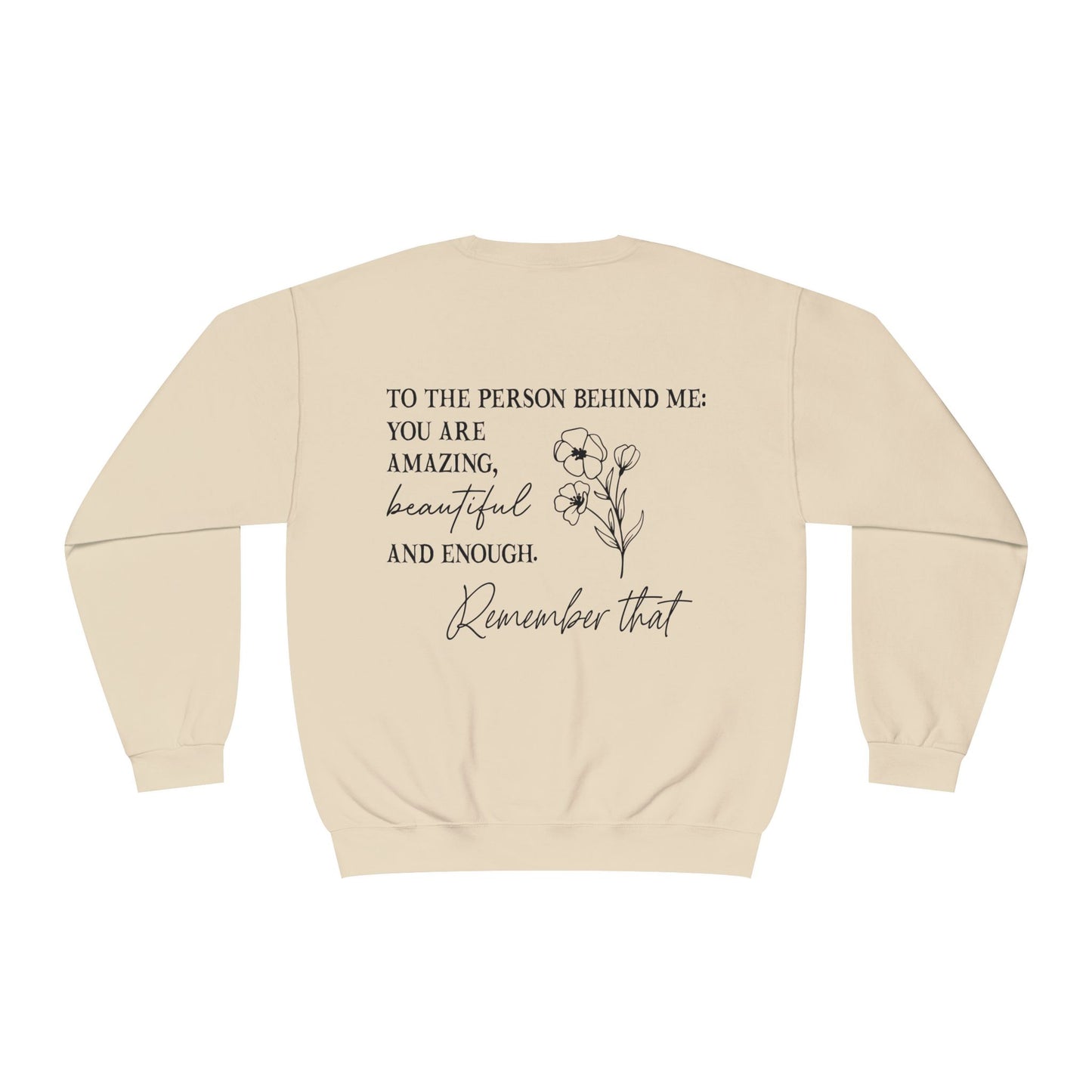 you matter, motivational Crewneck Sweatshirt