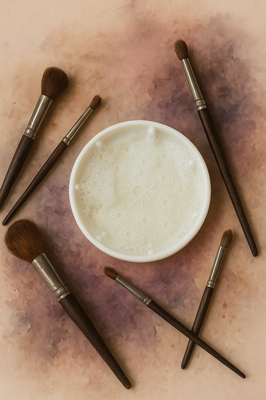 3d printed makeup brush cleaner