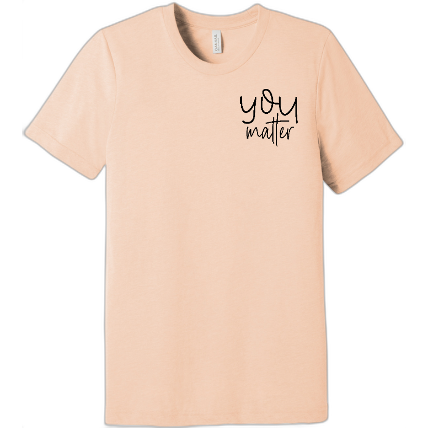 You Are Enough Inspirational Unisex Triblend Short Sleeve Tee. BC3413