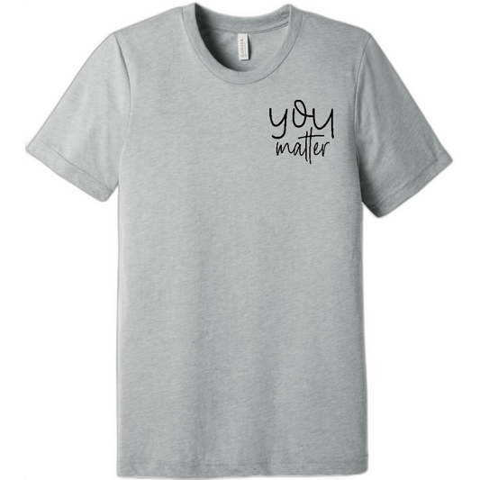 You Are Enough Inspirational Unisex Triblend Short Sleeve Tee. BC3413