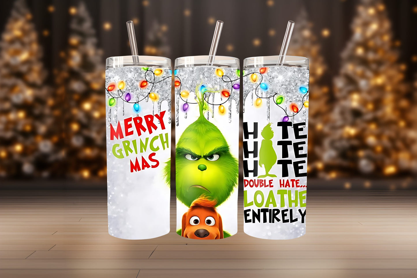 20oz Skinny Grinch Tumblers