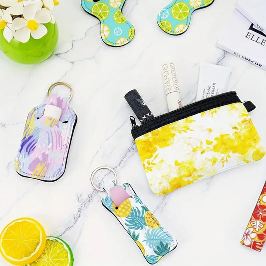 25PC Sublimated Wristlets Keychain Set