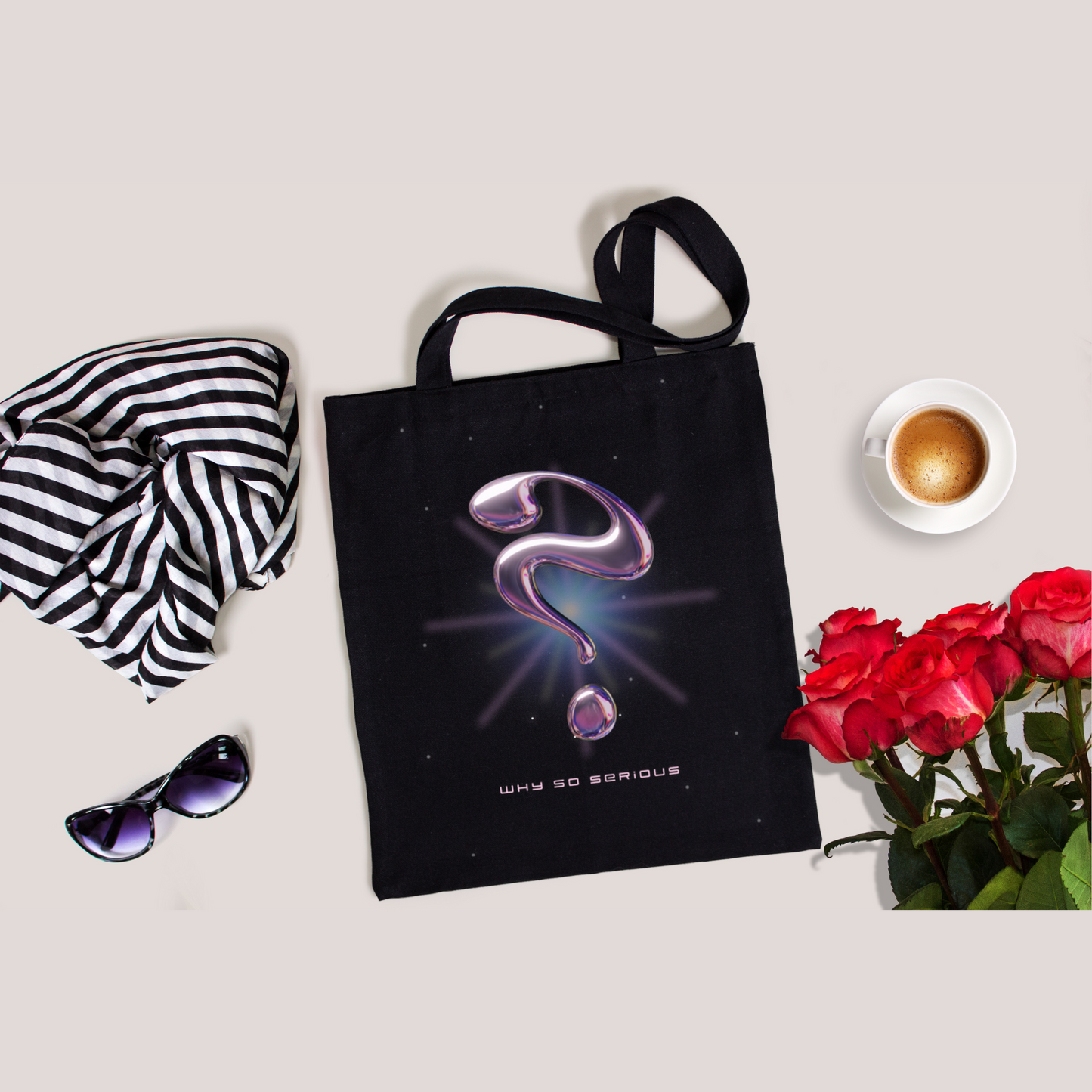 Black Tote Bags - Send us your design or pick from one below