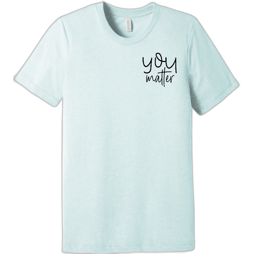 You Are Enough Inspirational Unisex Triblend Short Sleeve Tee. BC3413