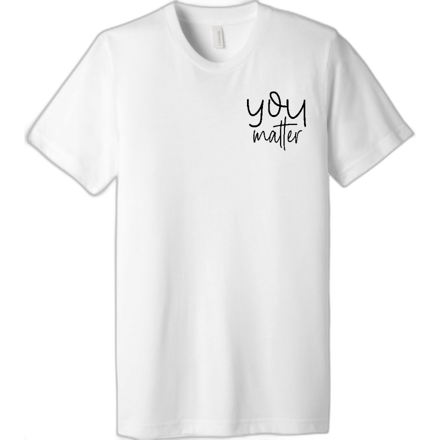 You Are Enough Inspirational Unisex Triblend Short Sleeve Tee. BC3413