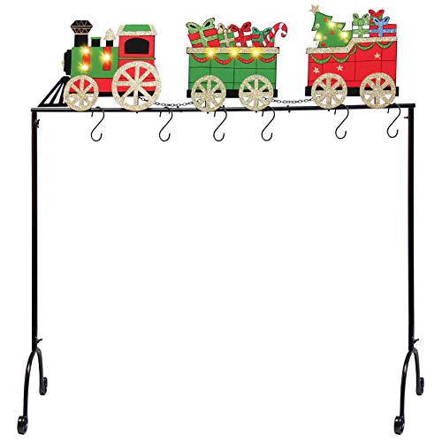 FORUP Christmas Stocking Holder Stand Hangers (Christmas Train)