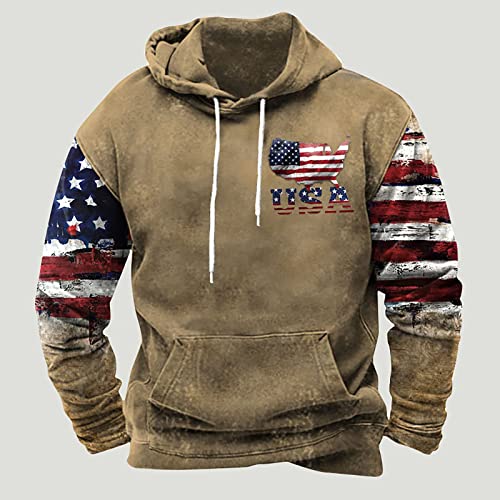 Mens Graphic Hoodies Fashion Long Sleeve Hooded Sweatshirts Pullover 2023 Trendy Bearskin Tactical Hoodies for Men